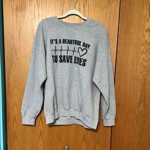Grey’s Anatomy crew neck sweatshirt
